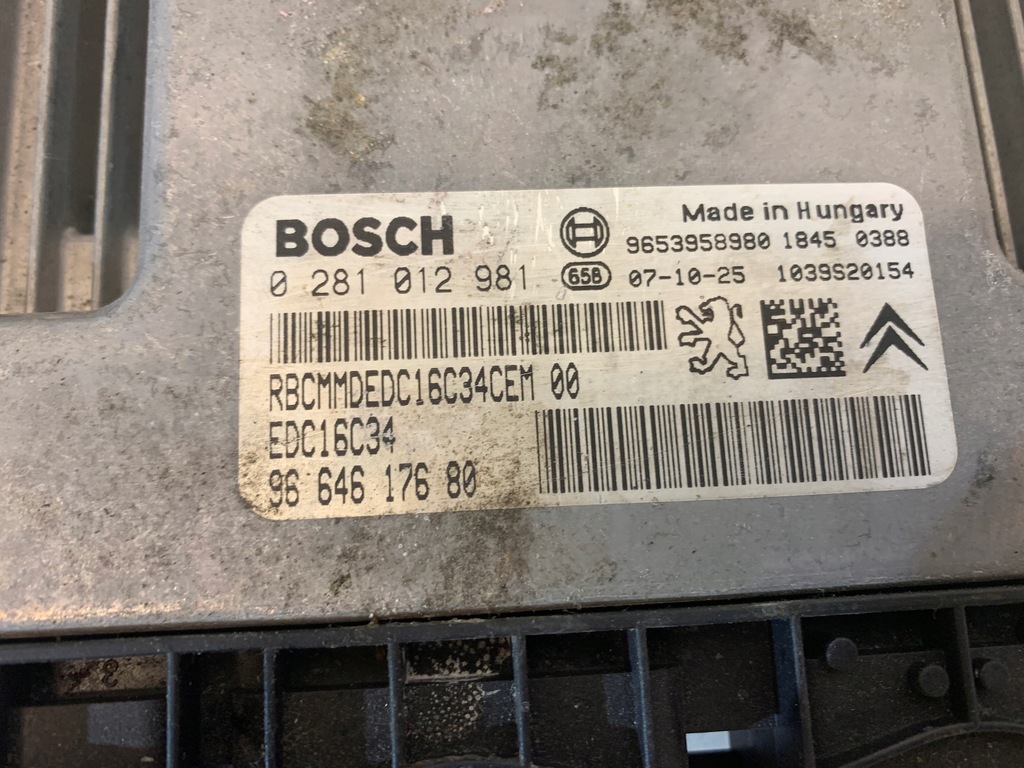 фото №4, Комплект do запуск citroen c4 picasso 1,6 hdi