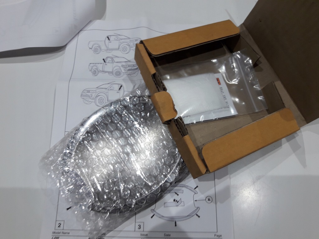 фото №13, Mitsubishi l200 підкладка pod ручка 4 szt комплект