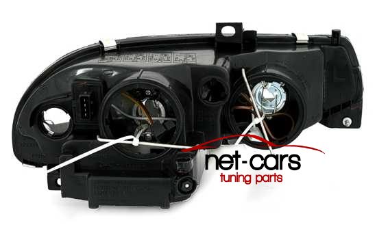 фото №3, Лампы фары alfa romeo 156 97-03 чёрные