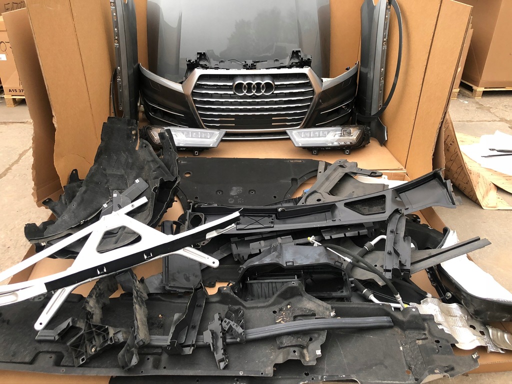 фото №9, Audi q7 4m tdi s-line капот бампер лампи крила