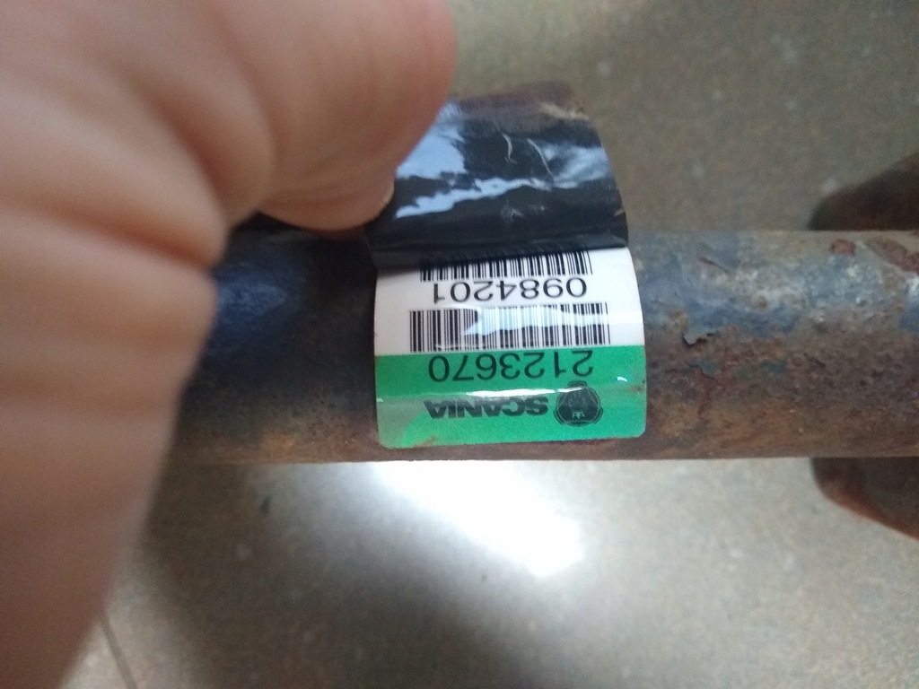 фото №2, Молдинг упорскування пального scania r xpi