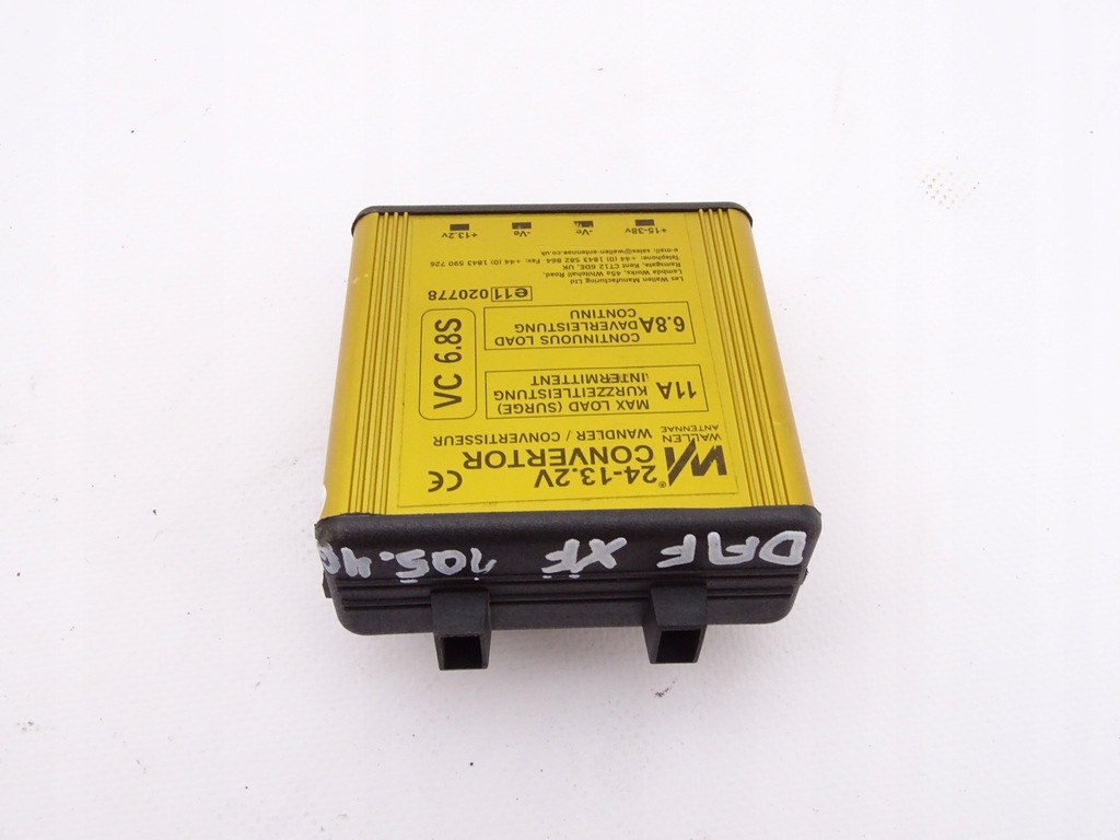 фото №1, Daf xf 105 euro 5 преобразователь 24v - 13.2v
