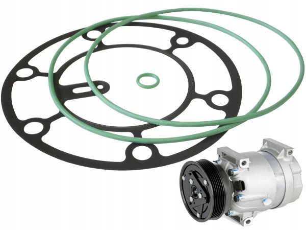 фото №1, Компрессор кондиционера уплотнители renault master ii