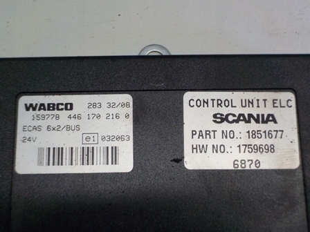 фото №2, Scania r блок керування подушок ecas 1851677
