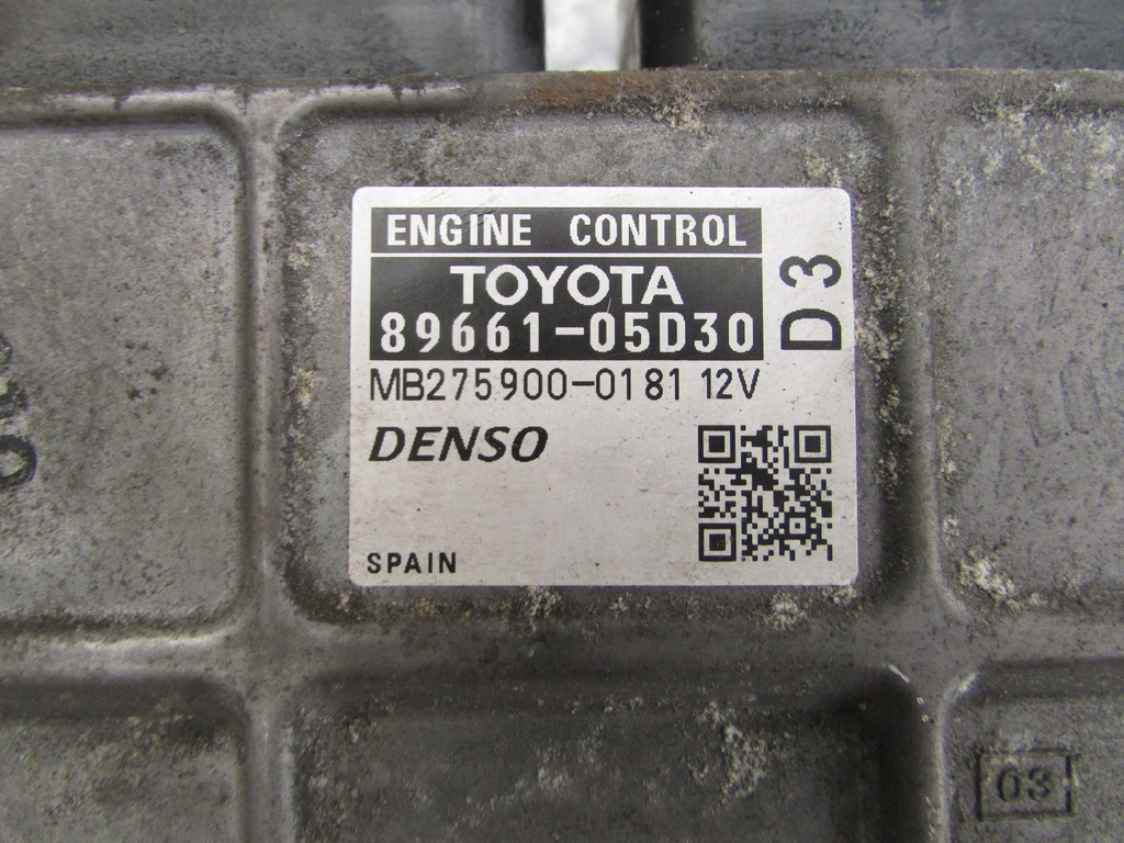 фото №1, Бортовой компьютер 89661-05d30 toyota avensis t27 2.0d4d 10r