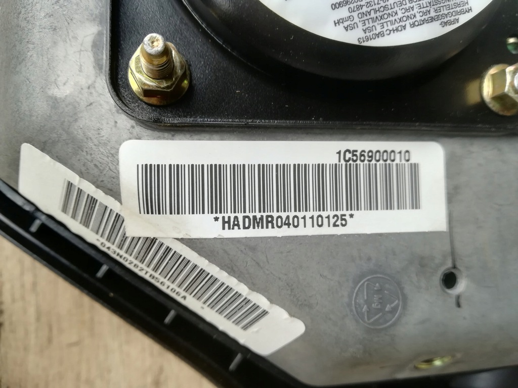 фото №5, Подушка подушка безпеки водія hyundai getz 02-05 af700521193 1c56900010