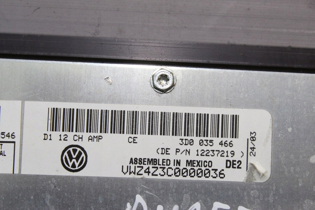 фото №6, Підсилювач динаміків vw phaeton 3d0035466