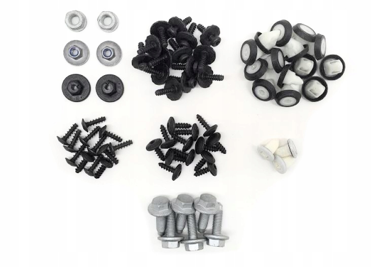 фото №1, Набор элементов крепёжных бампер задняя audi a6 a7