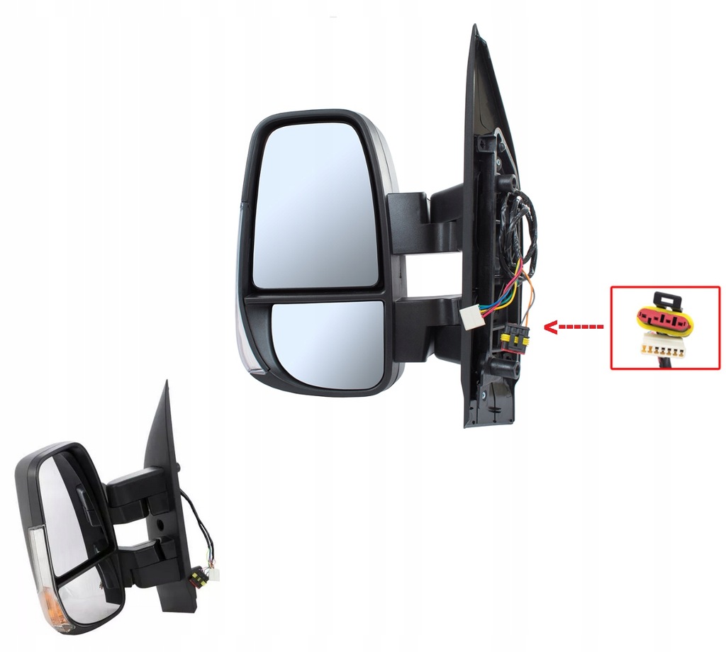 фото №1, Зеркало электрический левая iveco daily vi 2014-