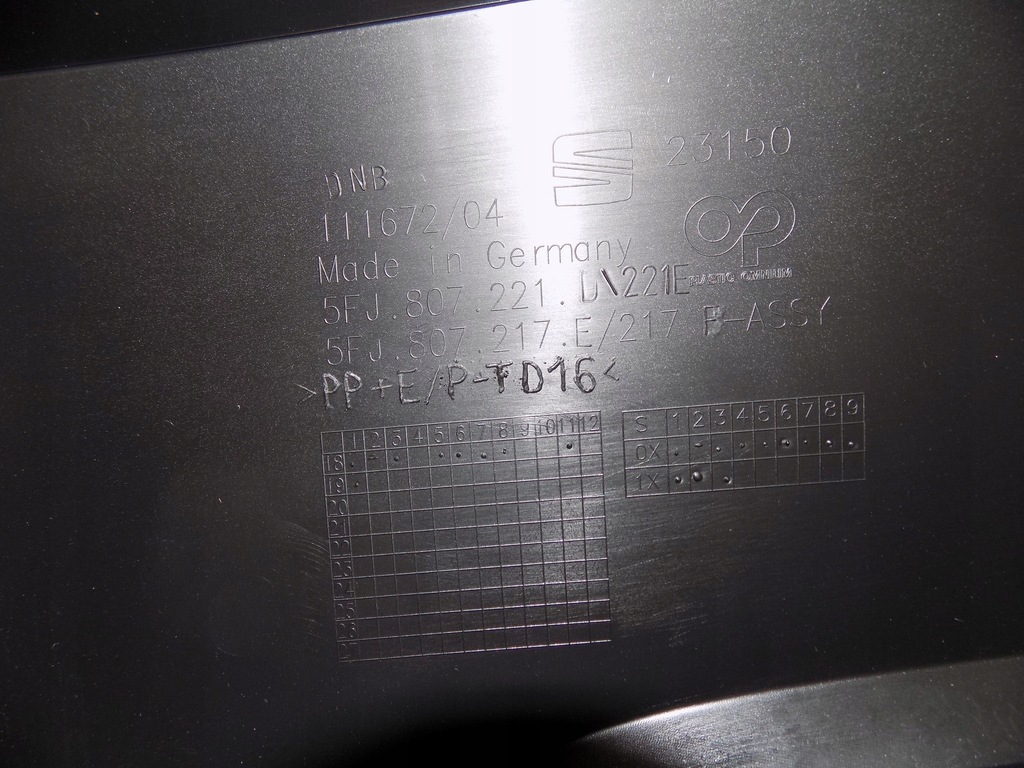 фото №10, Бампер перед решётка радиатора 6pdc версия pod радар i камера lx6t seat tarraco 2019+