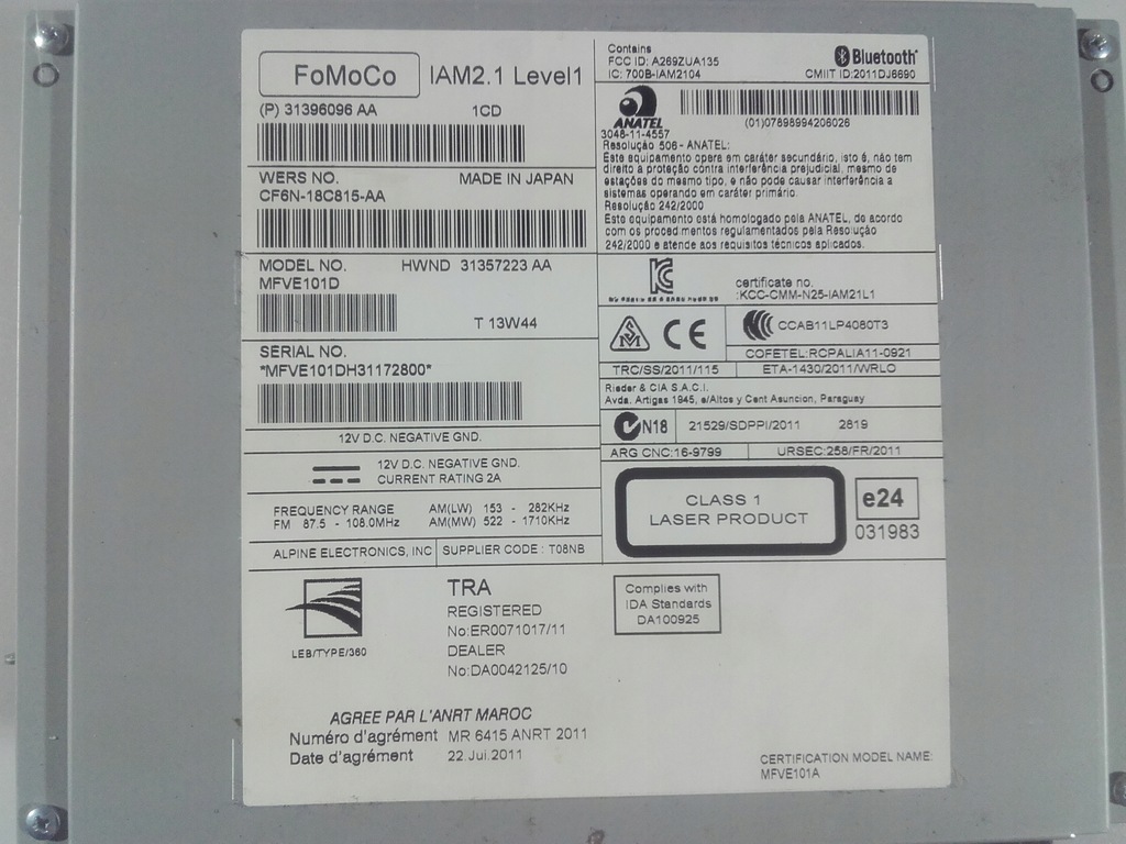 фото №7, Volvo v40 радіо програвач cd 31396096