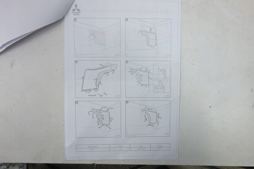 фото №8, Хром лампи задня лівий mitsubishi l200 15-