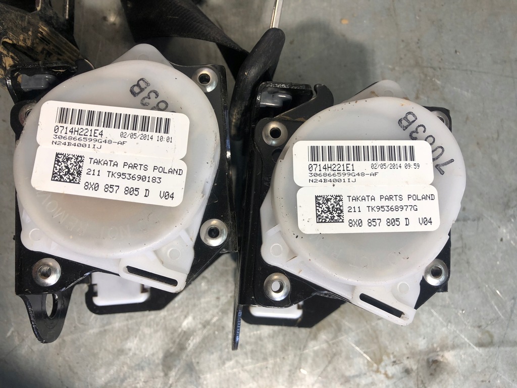 фото №7, Audi a1 8x 3d pas безпеки задня лівий правий