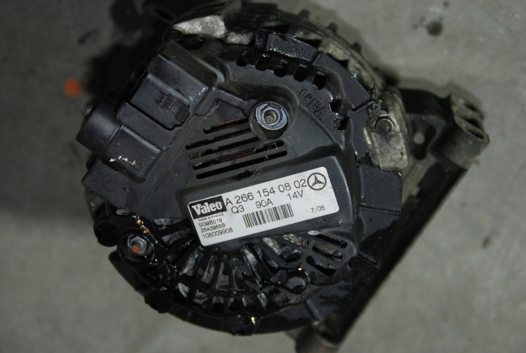 фото №4, Mercedes w169 1.5 90a генератор a2661540802