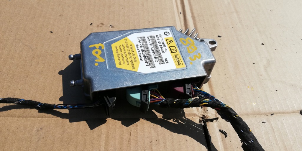 фото №4, Модуль датчик air bag bmw 7 f01 f02