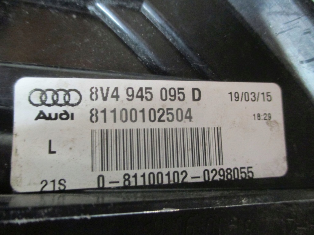 фото №4, Лампа задняя левая led audi a3 sportback 8v 2012r-