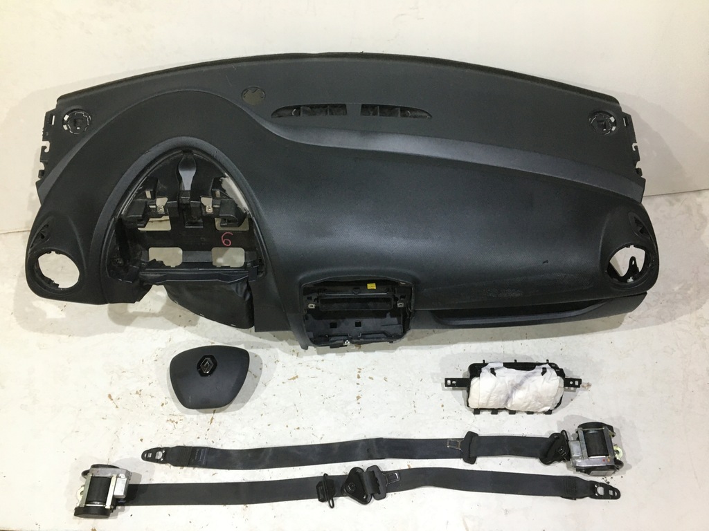 фото №1, Clio iv lift приборная панель консоль подушка безопасности подушки безопасности ремни or