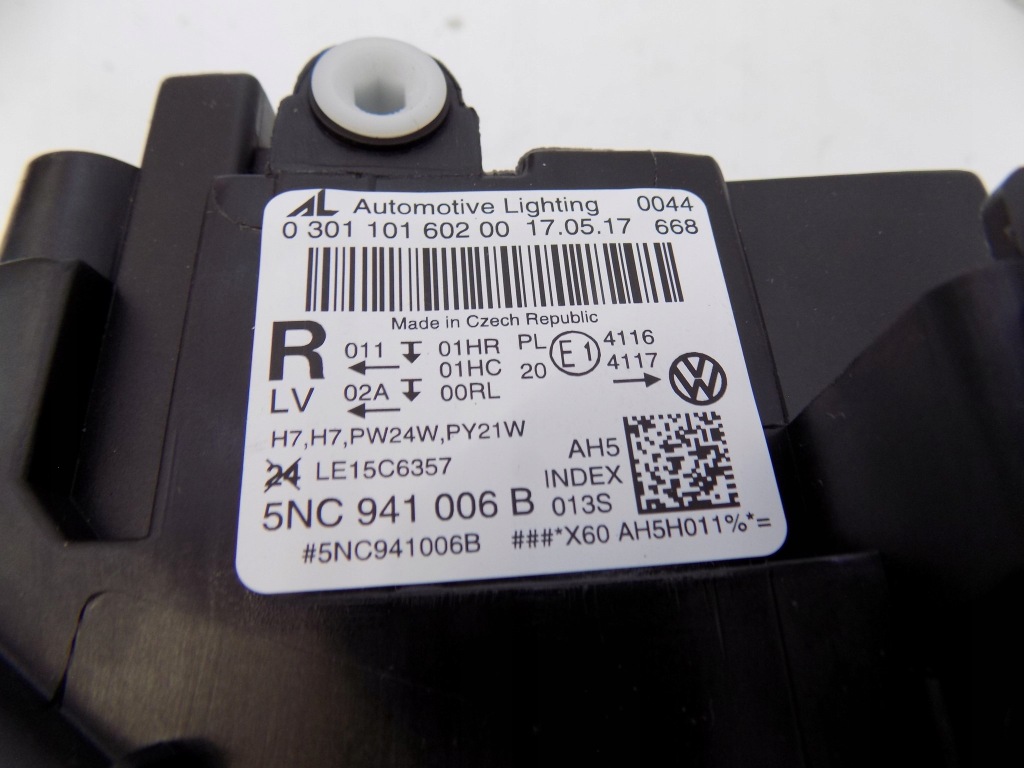 фото №14, Лампа перед правая vw tiguan ii 16- 5nc941006b uk