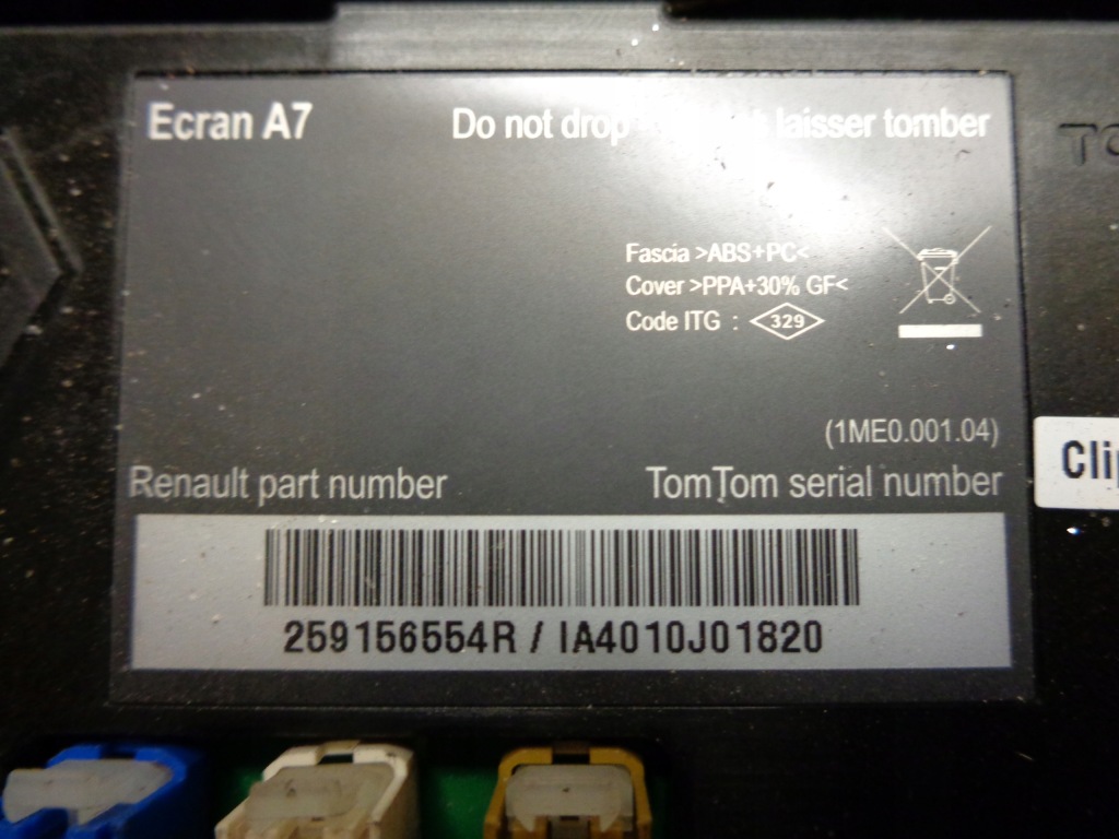 фото №4, Екран дисплей навігації renault megane 3 iii