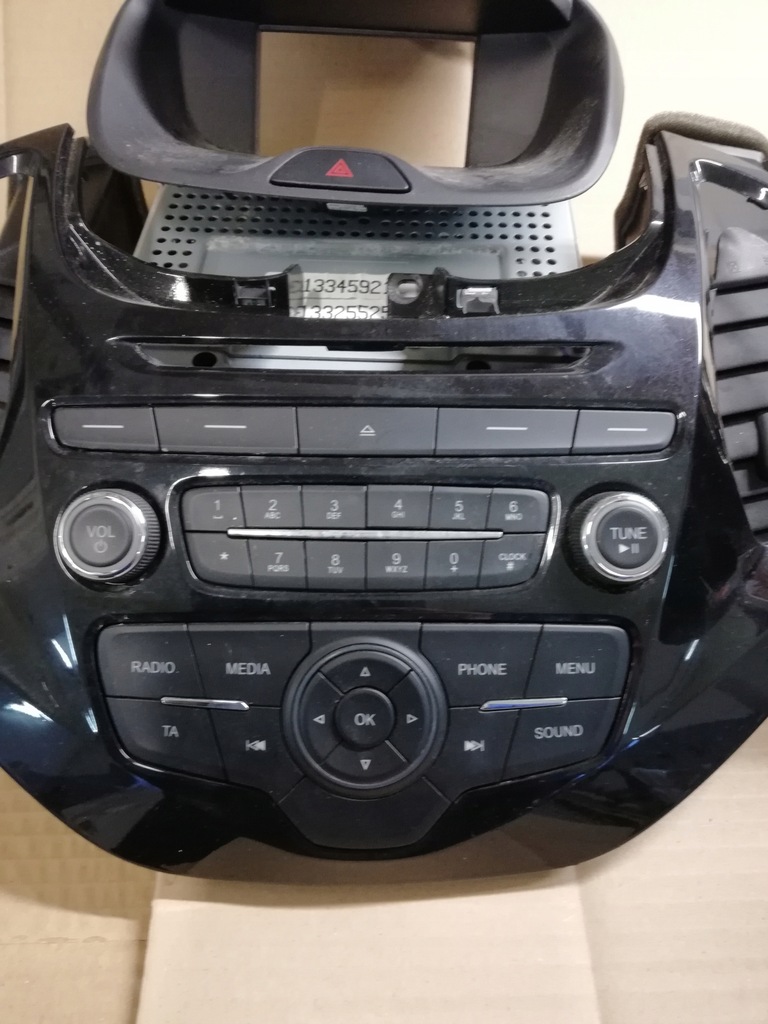 фото №2, Ford ka plus радіо cd панель дисплей козирок