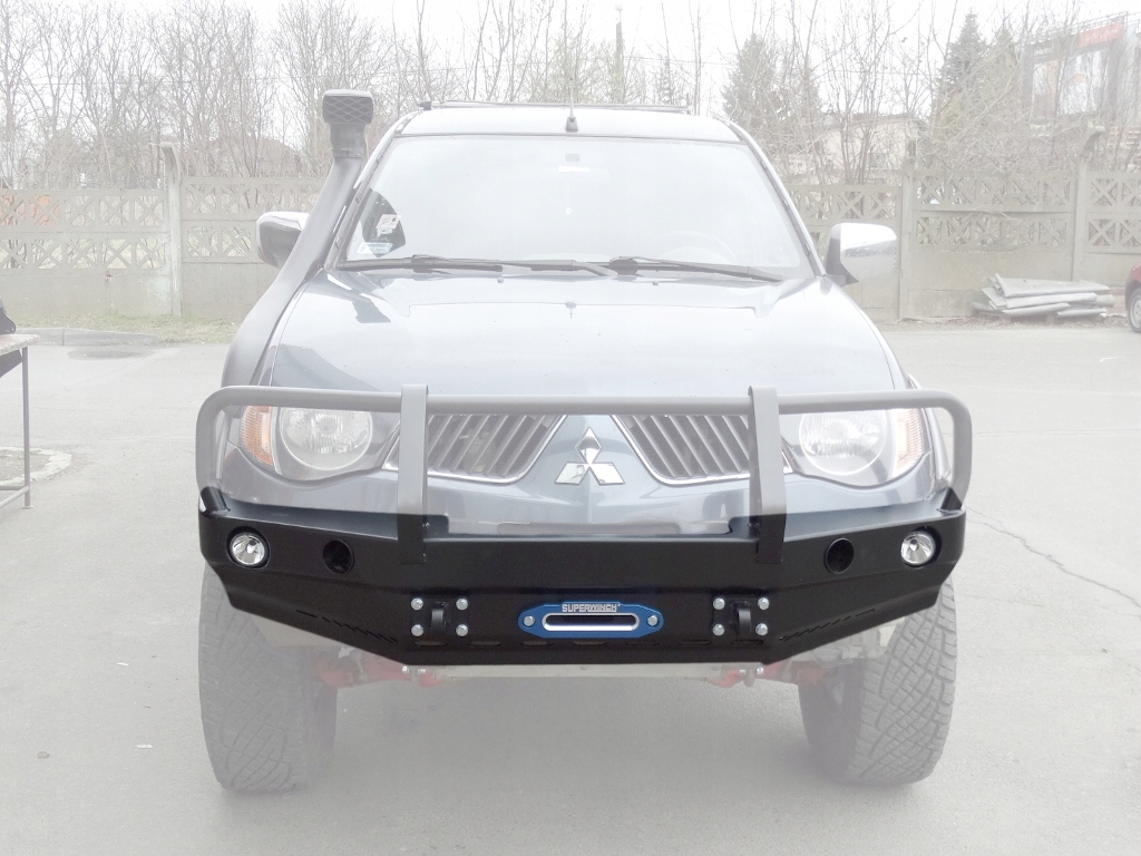 фото №9, Бампер передний перед mitsubishi l200 10-15 сталь