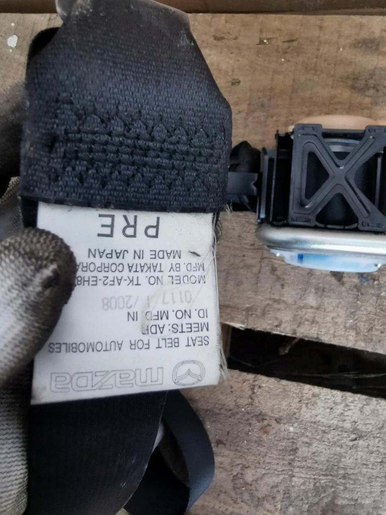 фото №5, Pas безопасности перед правый mazda cx7 cx-7