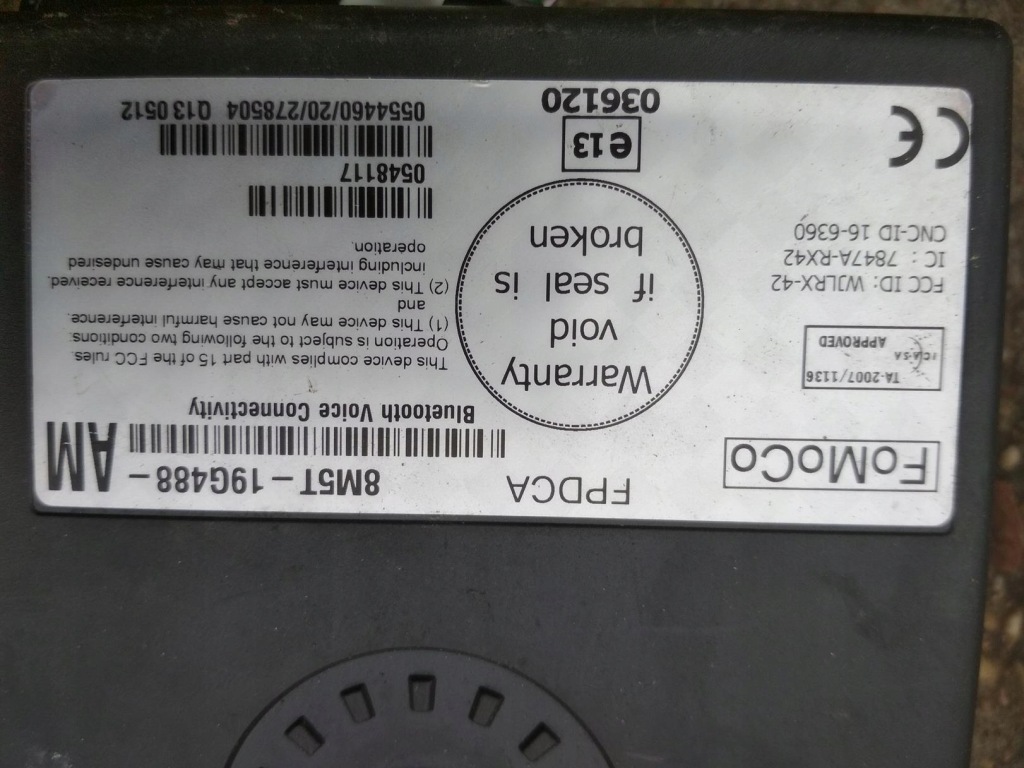 фото №3, Ford galaxy 2 ii mk3 блок керування bluetooth mondeo m4