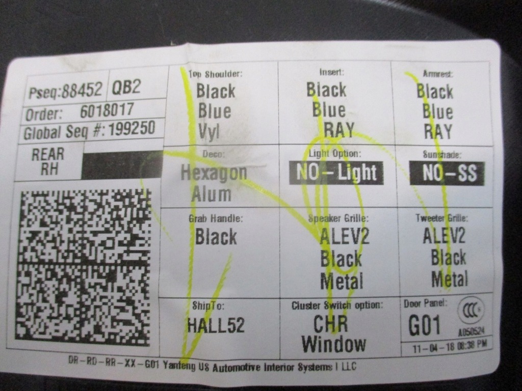 фото №6, Оббивка оббивка двері bmw x3 g01 перед