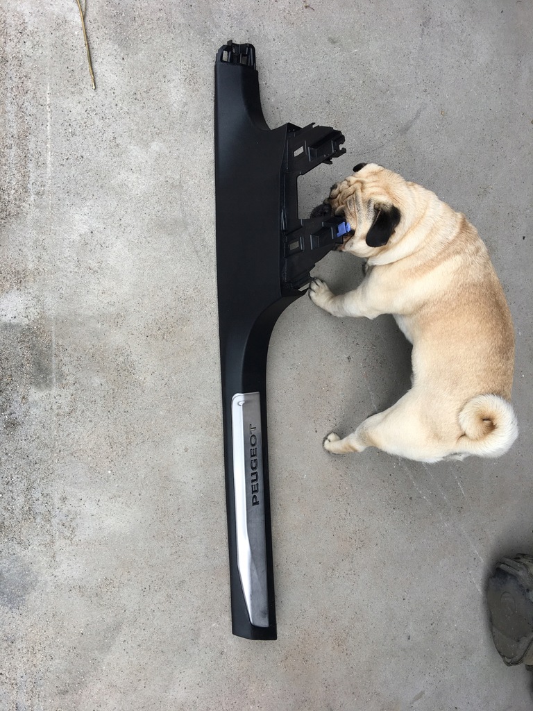 фото №1, Peugeot 3008 ii молдинг накладка порог левая