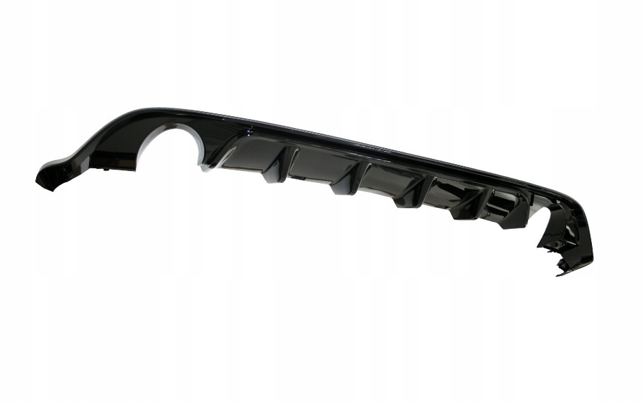 фото №1, Накладка спойлер бампера диффузор vw golf vii tcr