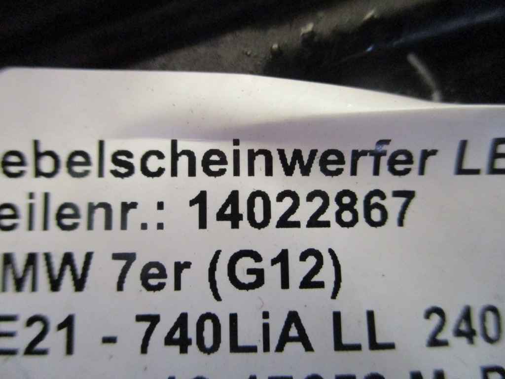 фото №4, Противотуманная фара led bmw 7 g11 g12 7342953