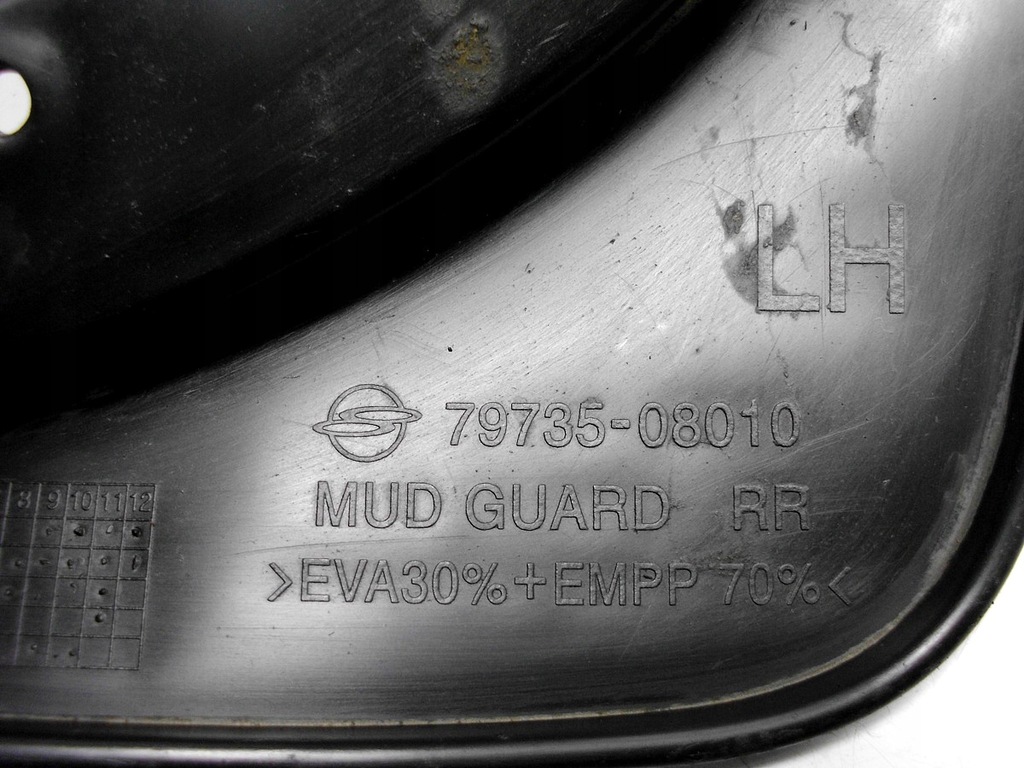 фото №9, Ssangyong rexton 02-06 брызговик левый задняя org .левый задний