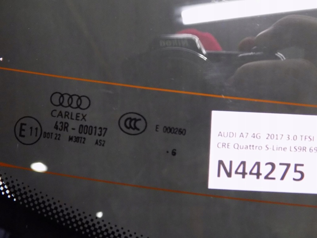 фото №7, Audi a7 4g крышка багажника задняя стекло 16r. ls9r