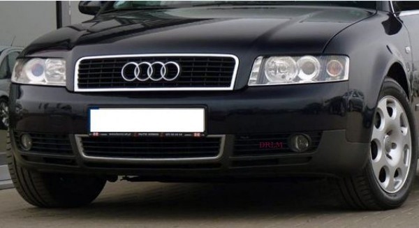 фото №4, Audi a4 b6 решітка w бампер середня рамка хром