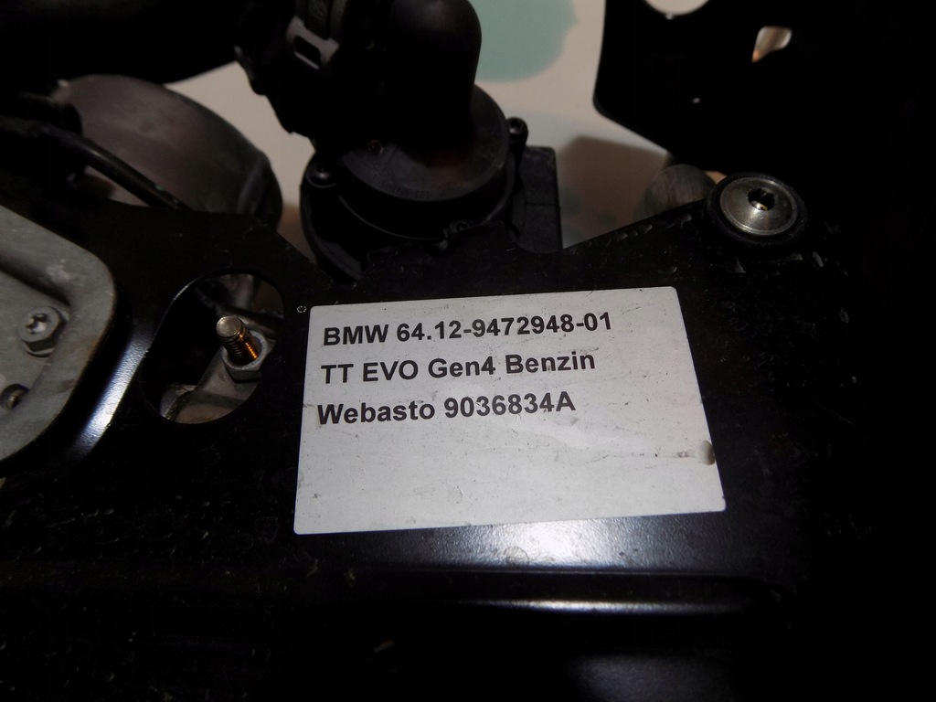 фото №5, Bmw g01g02 webasto обогреватель стояночный 9391149