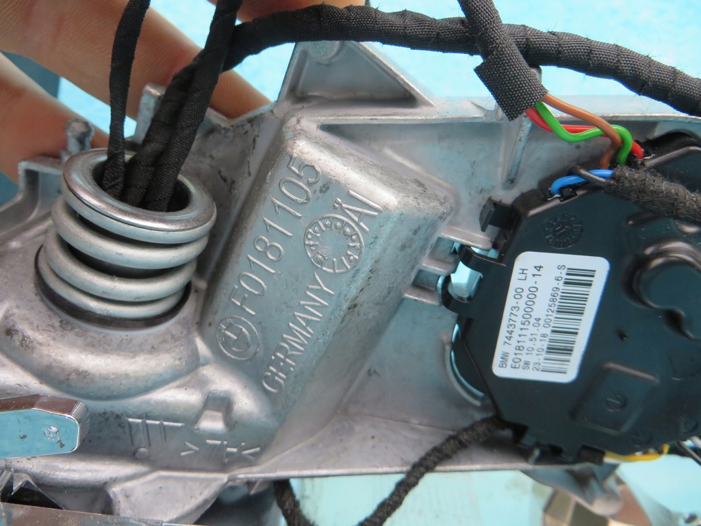 фото №11, Bmw 7 g11 дзеркало ліва хром каркас 9 pin