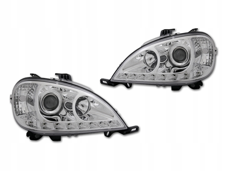фото №1, Фара лампы kpl day line light led тюнинг mercedes ml 163 lift lci fl