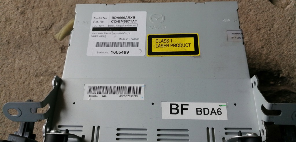 фото №4, Mazda 3 09-13 bl радіо mp3 6x cd чейнджер bda666arxb