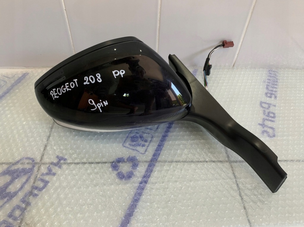 фото №1, Дзеркало праве peugeot 208 9pin 232673078