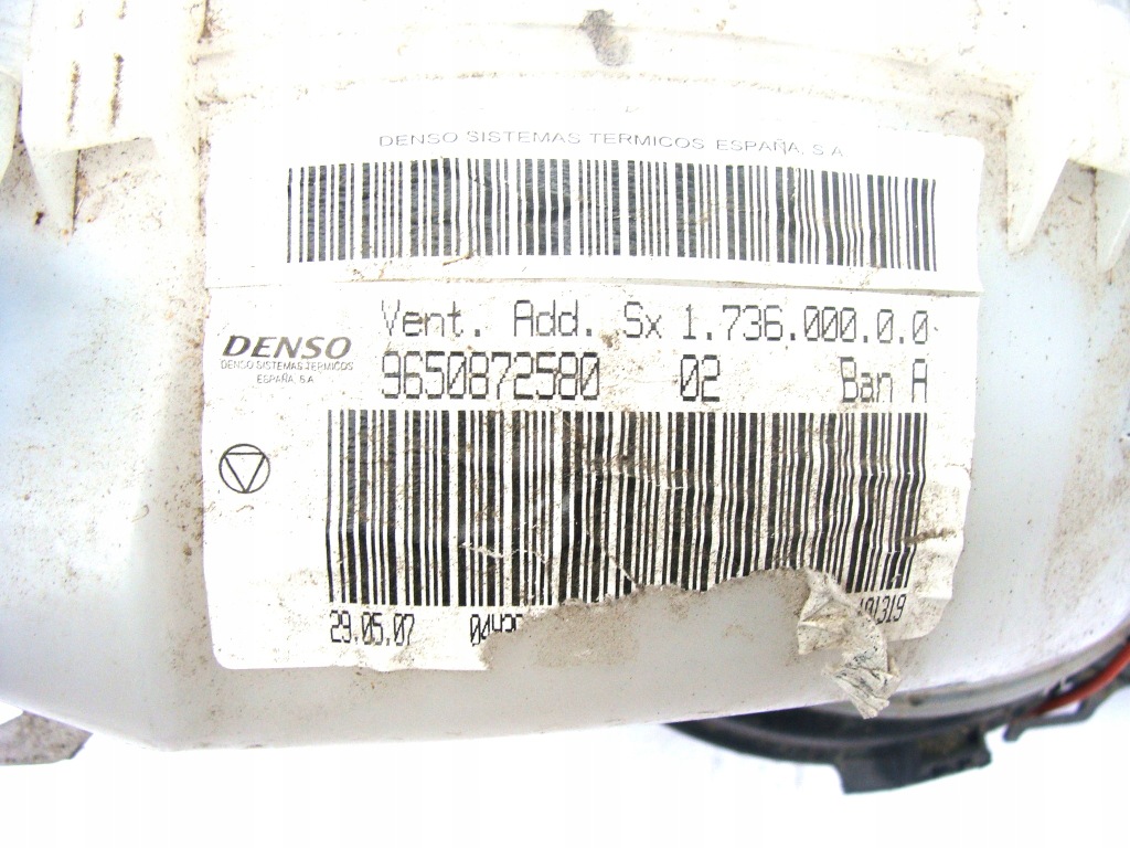 фото №3, Вентилятор обдув салона левый c4 / grand picasso