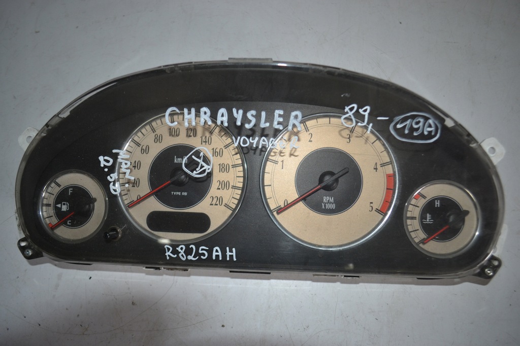 фото №1, Лічильник прилади chrysler voyager iv 2.5 crdi r825ah