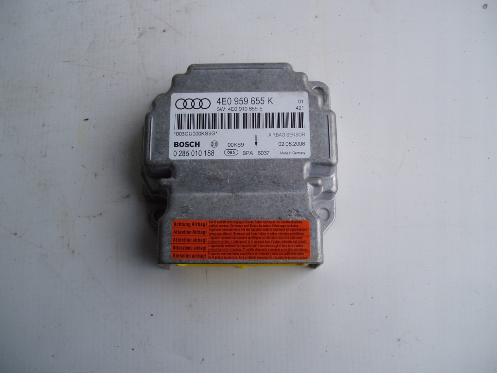 фото №1, Модуль датчик подушка безопасности audi a8 d3 lift 4e0959655k