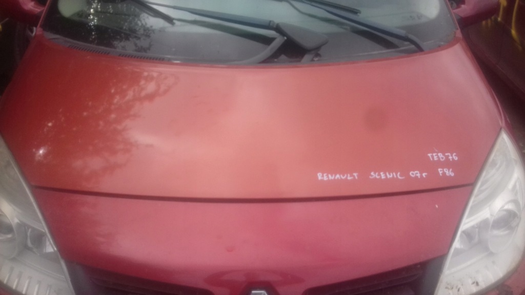 фото №2, Капот крышка двигателя renault scenic ii lift teb76