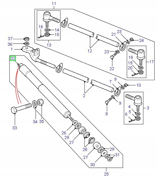 фото №3, Втулка амортизатора поворота land rover defender