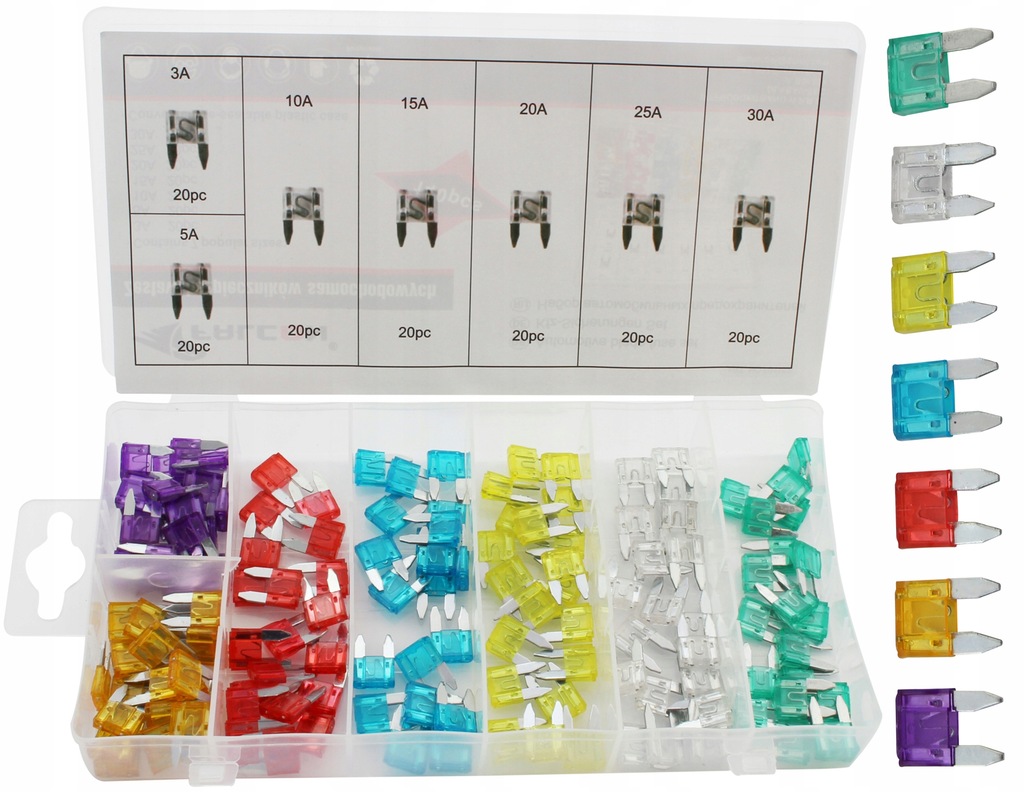 фото №8, Набір запобіжників автомобільних 140 mini