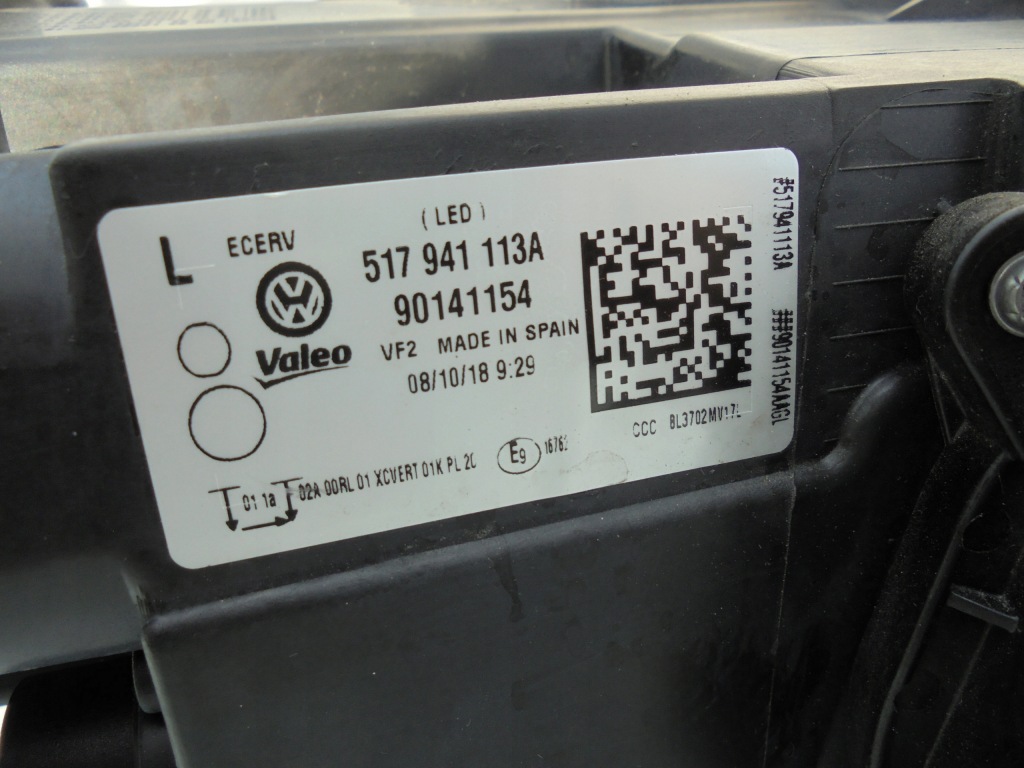 фото №9, Фара led правый левый vw golf 7 sportsvan lift