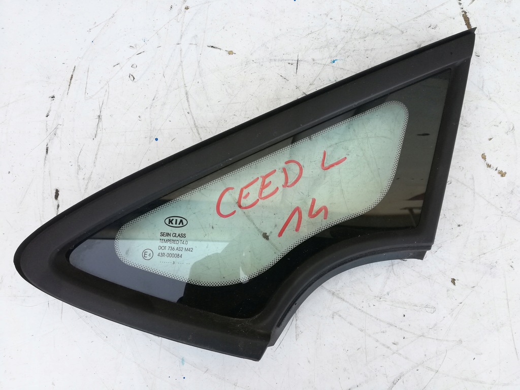 фото №1, Стекло левая перед передняя треугольник kia ceed ii 12-