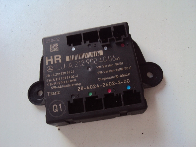 фото №1, Модуль двері правий задня c-klasa w204 sedan