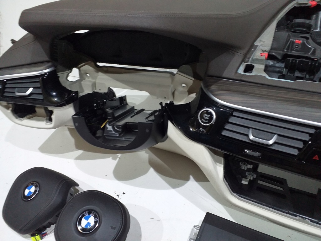 фото №6, Bmw 6 gt g32 панель приладів консоль подушка безпеки подушки безпеки ремені or