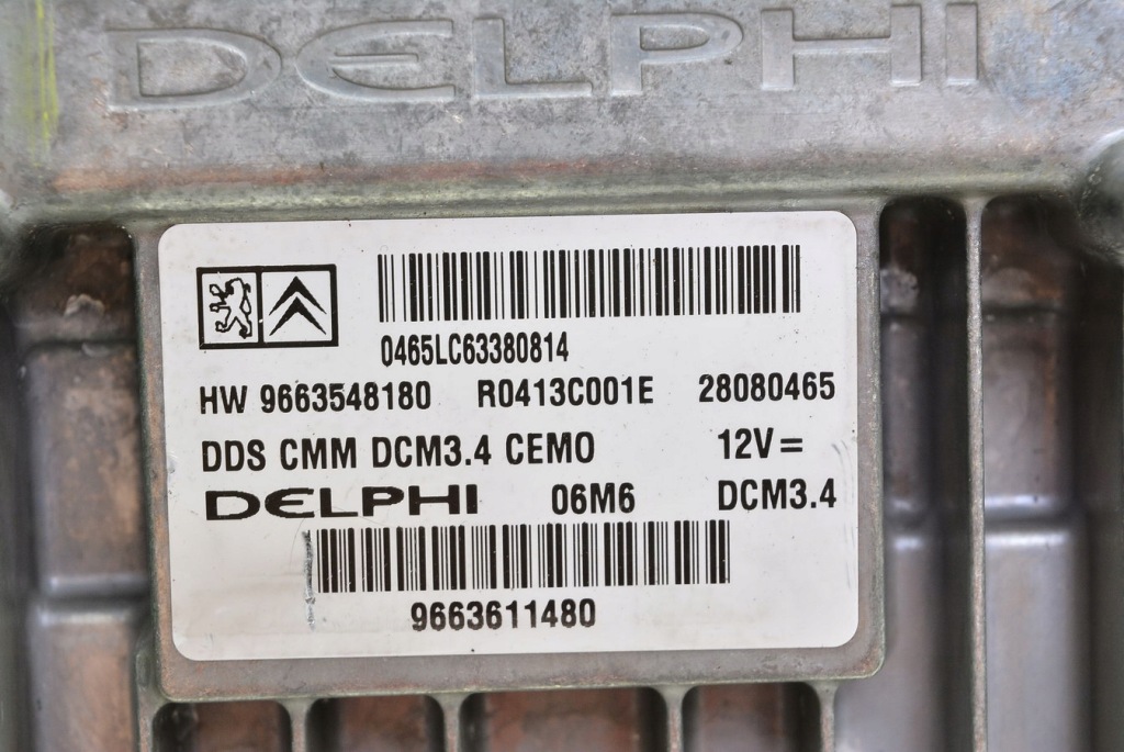 фото №2, Бортовий комп'ютер peugeot 407 9663548180 r0413c001e